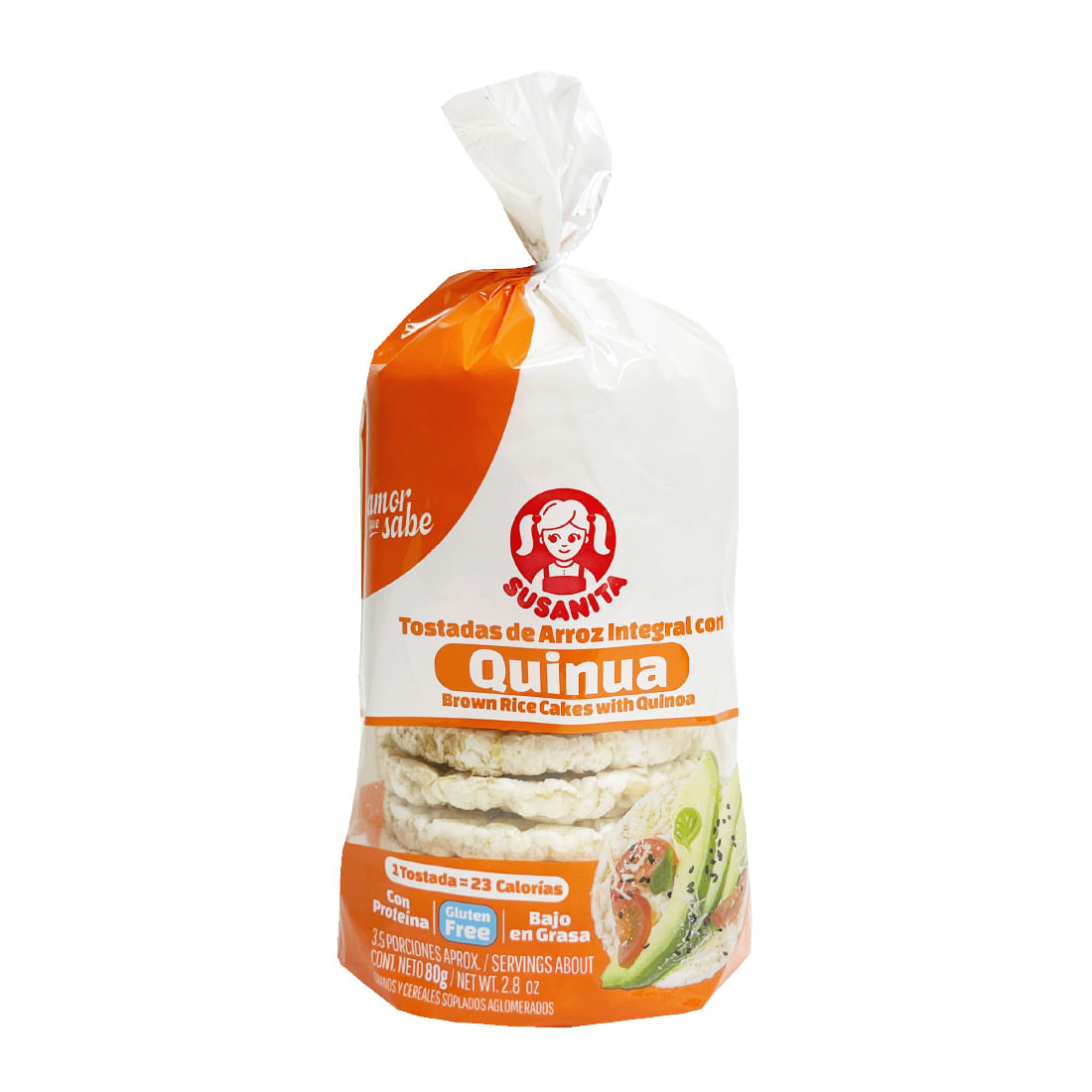 TOSTADA DE ARROZ INT QUINOA SUSANITA*80G